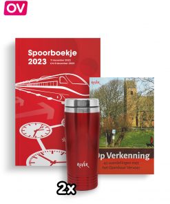Spoorboekje Combi Deal - Wandel Gids met beker